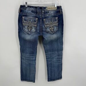 Rock Revival Celinda Stretch Cropped Jeans Blue Size 29